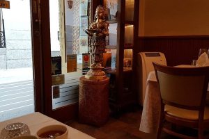 Interior of indian restuarant indianaroma in Calle de Ventura de la Vega Madrid Spain
